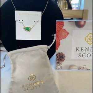 Kendra Scott Cheer Gold Short Pendant Necklace *NEW*